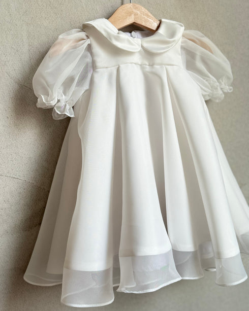 VESTIDO DE CEREMONIA CON VELO